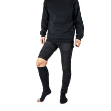 Load image into Gallery viewer, Vagabond XXL Wide Calf Graduated Compression SOCKS WITHOUT TOE-Black-In 2X and 3X sizes