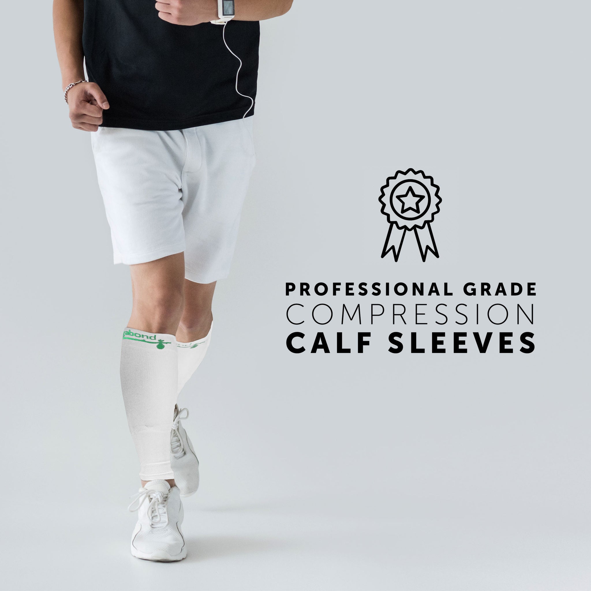 Calf Compression Sleeves (Pair) - Black –